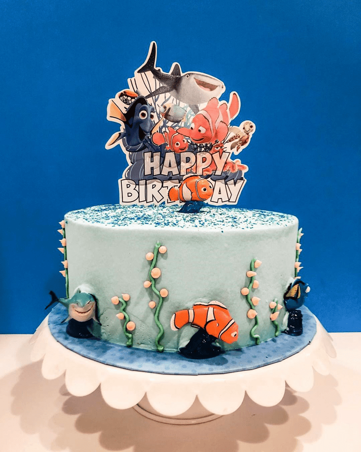 Delightful Finding Nemo Cake