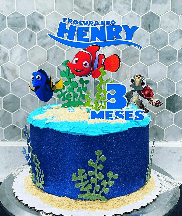 Excellent Finding Nemo Cake