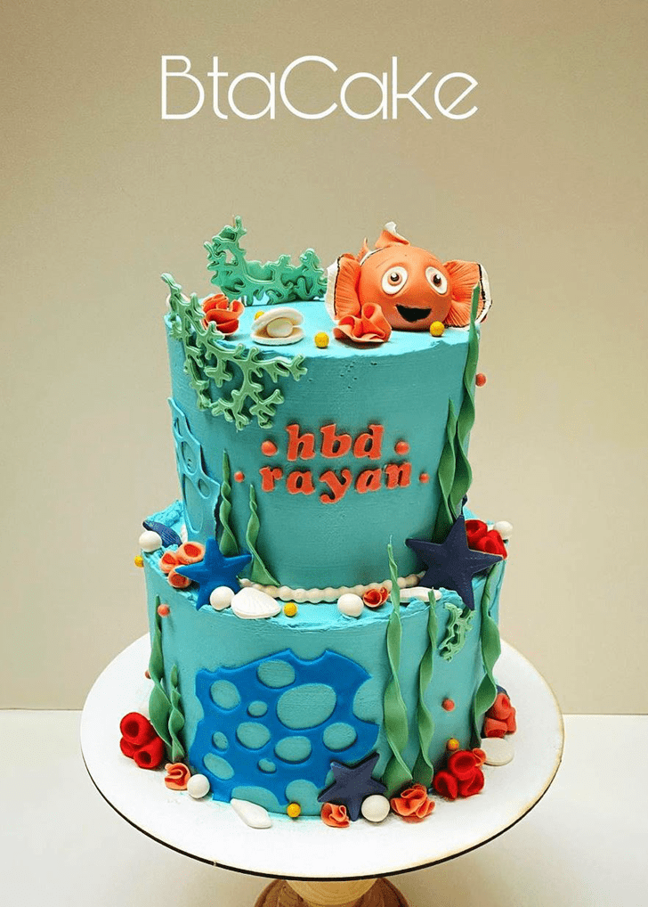 Ideal Finding Nemo Cake
