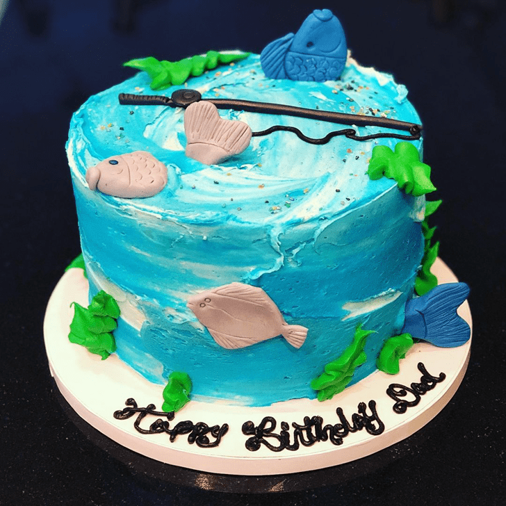Captivating Fishing Cake