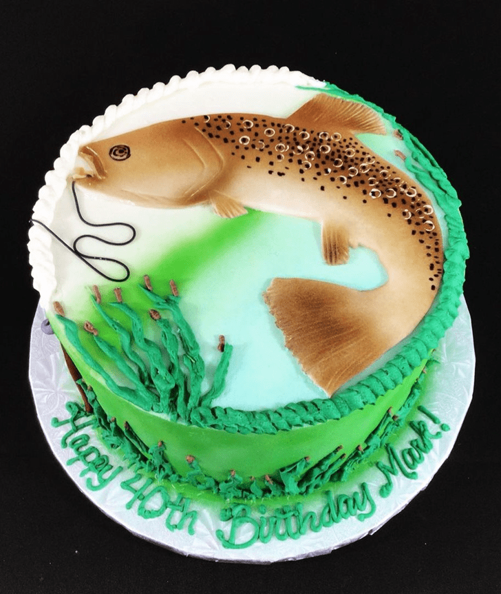 Cute Fishing Cake