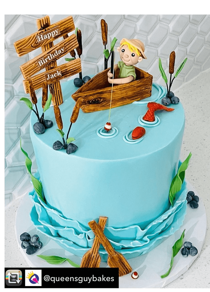 Gorgeous Fishing Cake