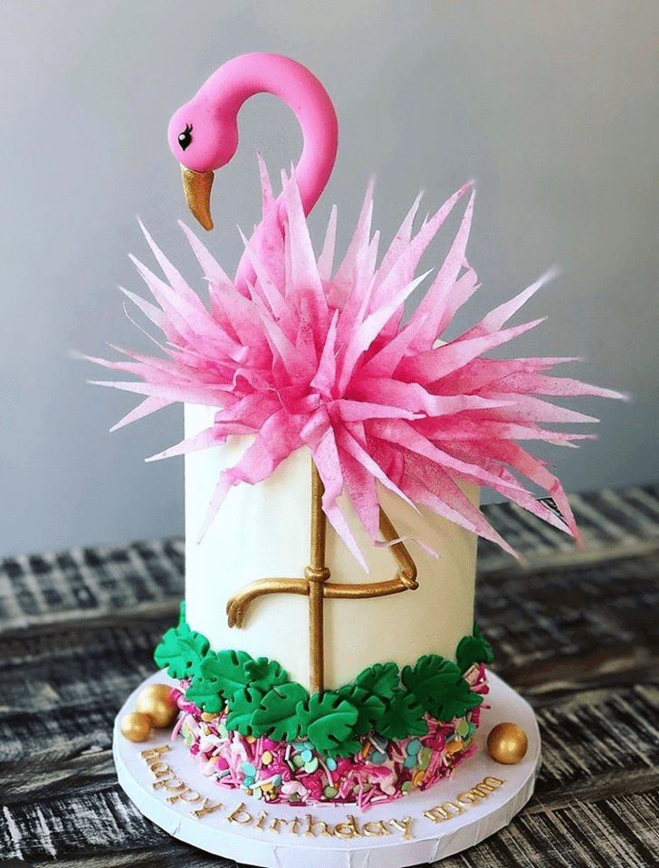 Admirable Flamingo Cake Design