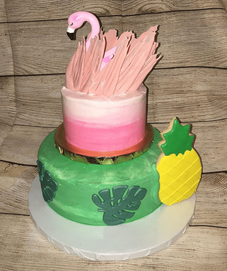Alluring Flamingo Cake