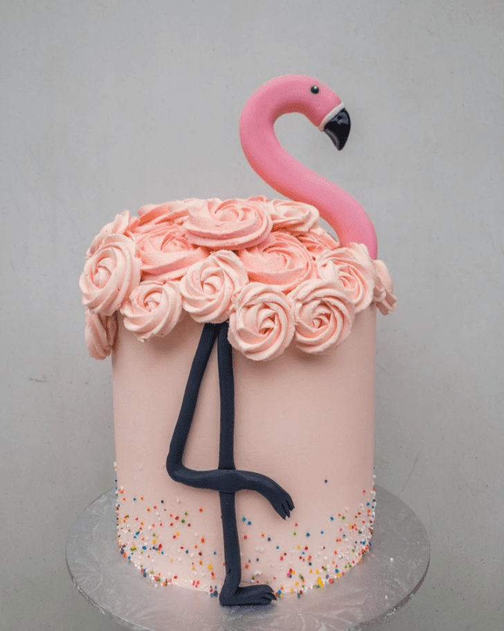 Bewitching Flamingo Cake