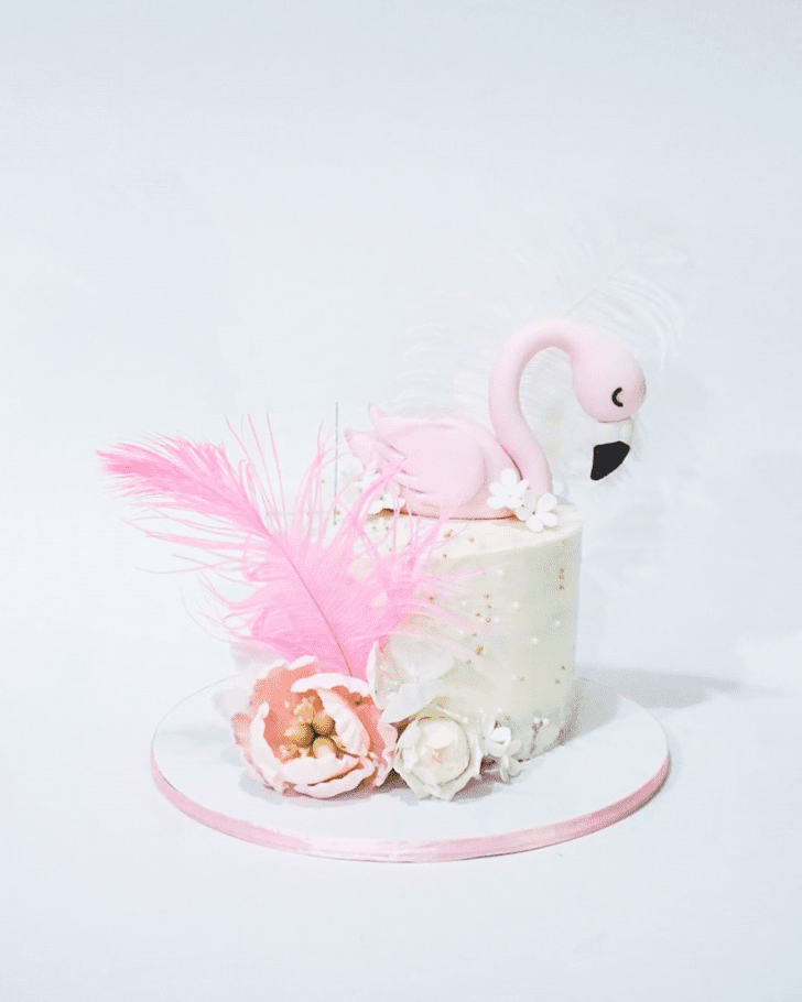 Captivating Flamingo Cake