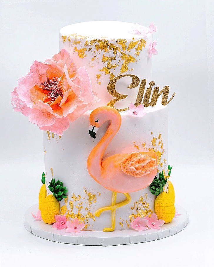 Divine Flamingo Cake