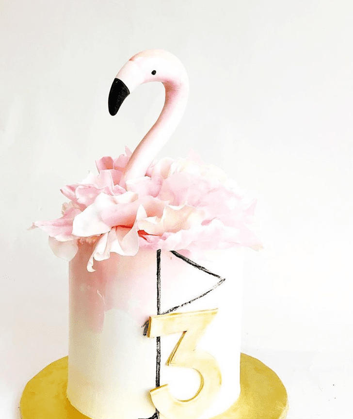 Fascinating Flamingo Cake