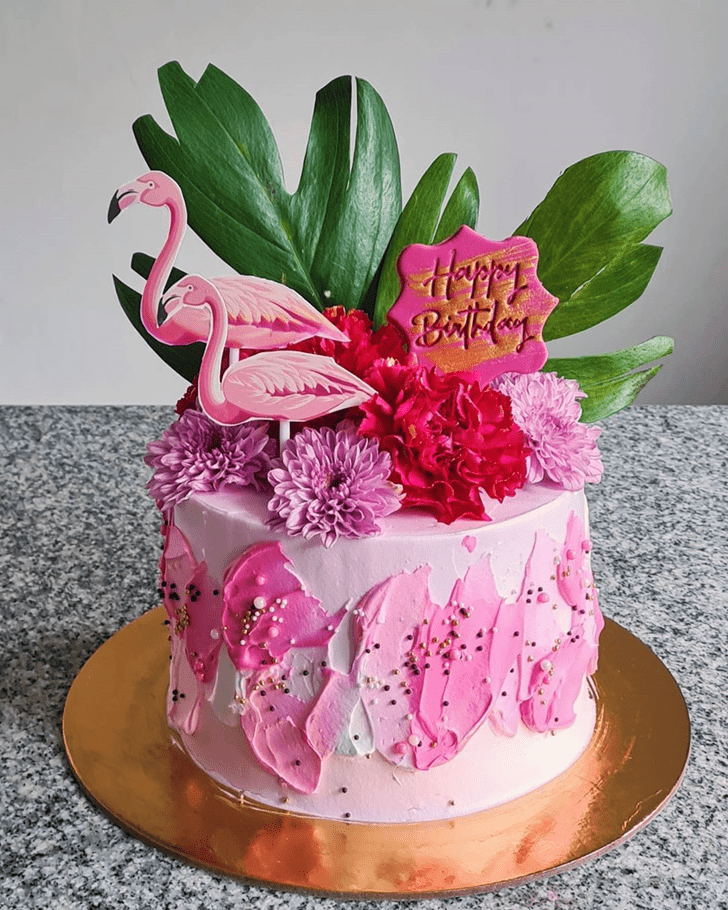 Fine Flamingo Cake