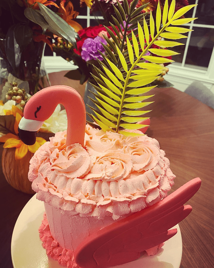 Gorgeous Flamingo Cake
