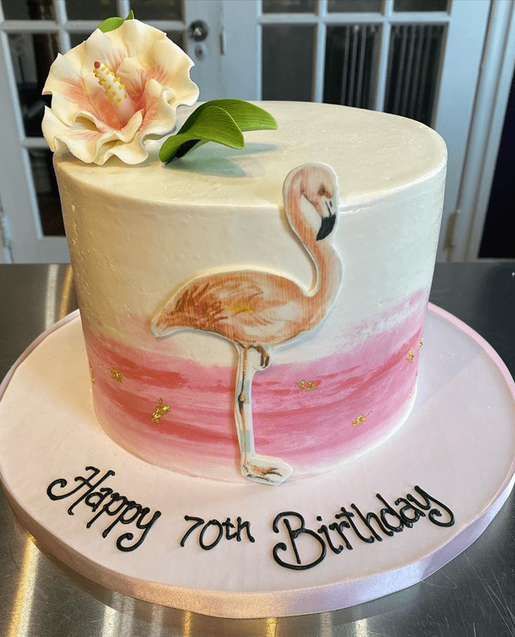 Handsome Flamingo Cake