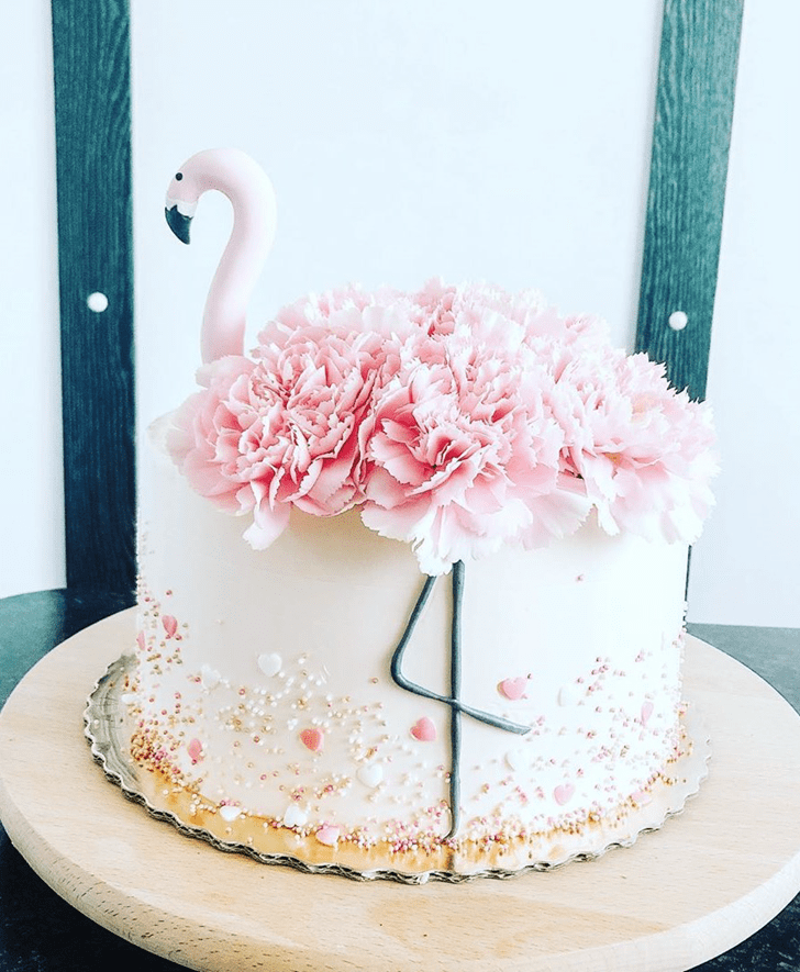 Lovely Flamingo Cake Design