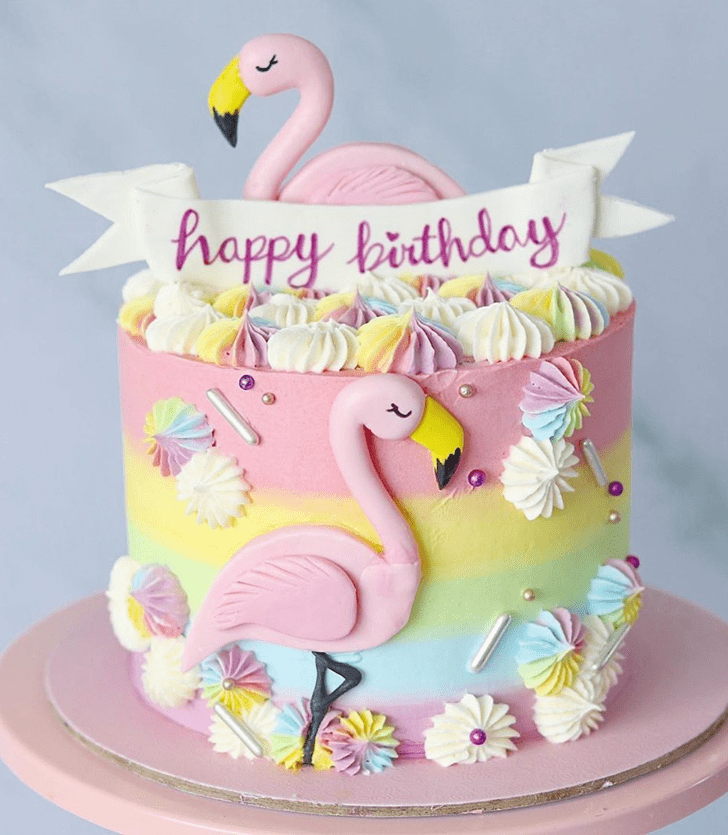 Nice Flamingo Cake