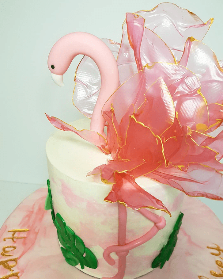 Pleasing Flamingo Cake