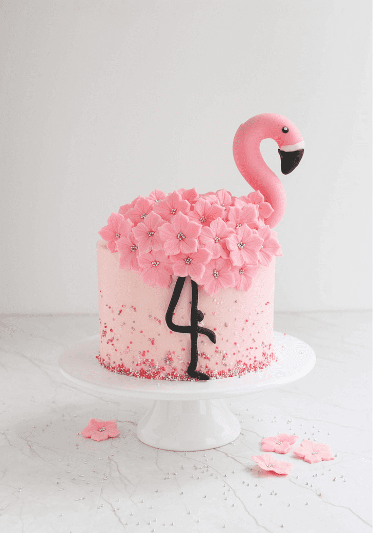 Pretty Flamingo Cake