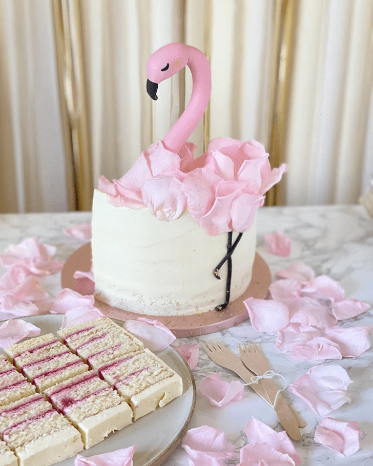 Ravishing Flamingo Cake