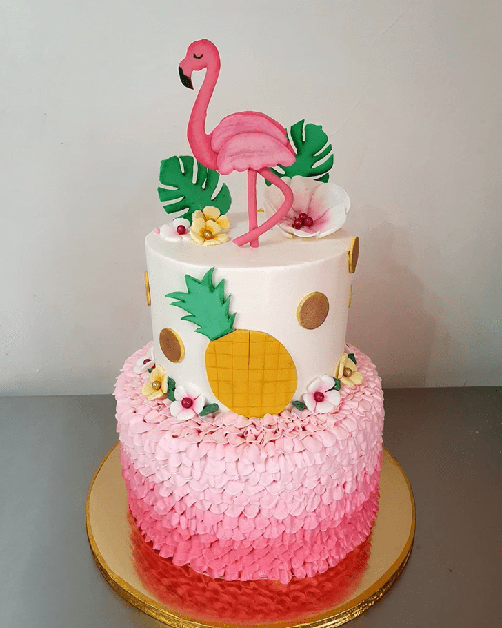 Splendid Flamingo Cake