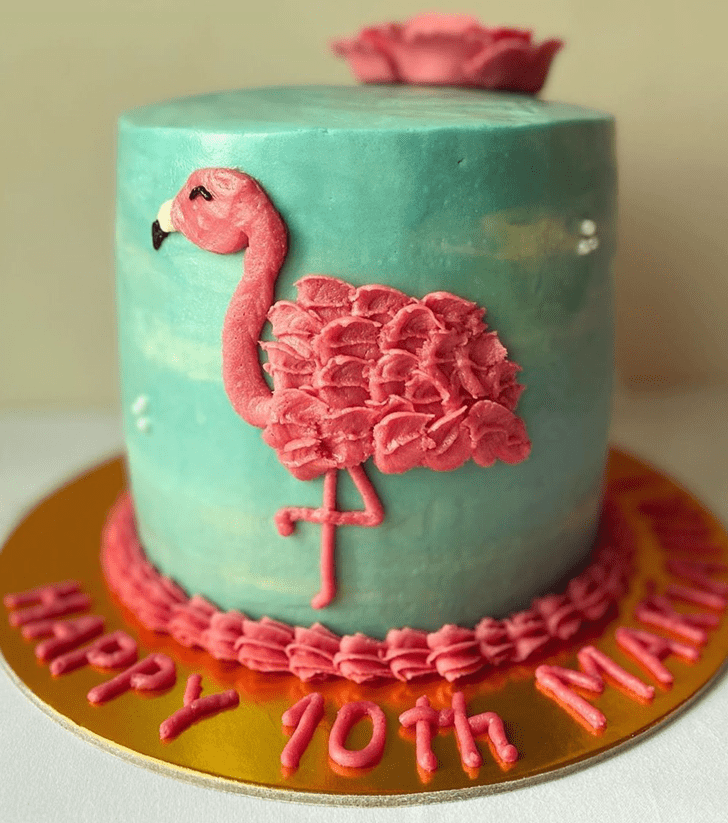 Superb Flamingo Cake