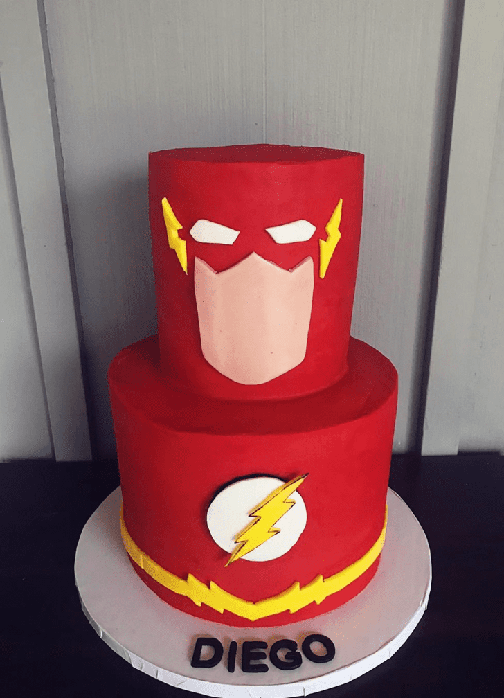 Captivating The Flash Cake