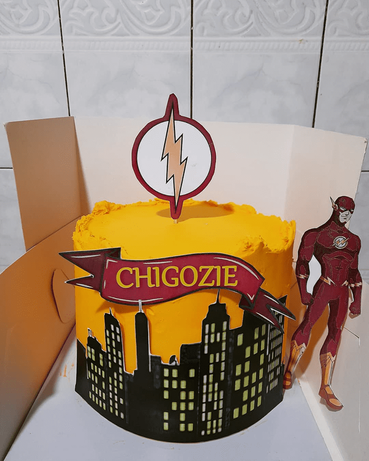 Classy The Flash Cake