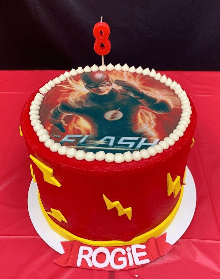 Comely The Flash Cake