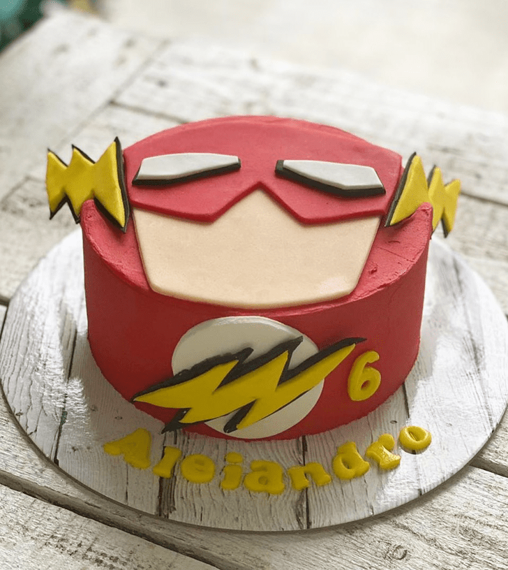 Cute The Flash Cake