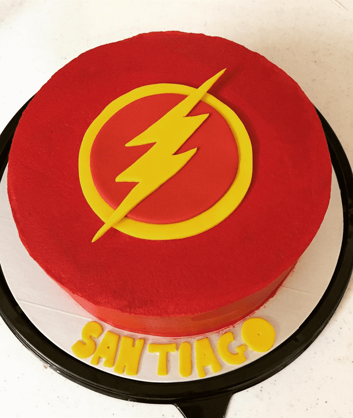 Delicate The Flash Cake