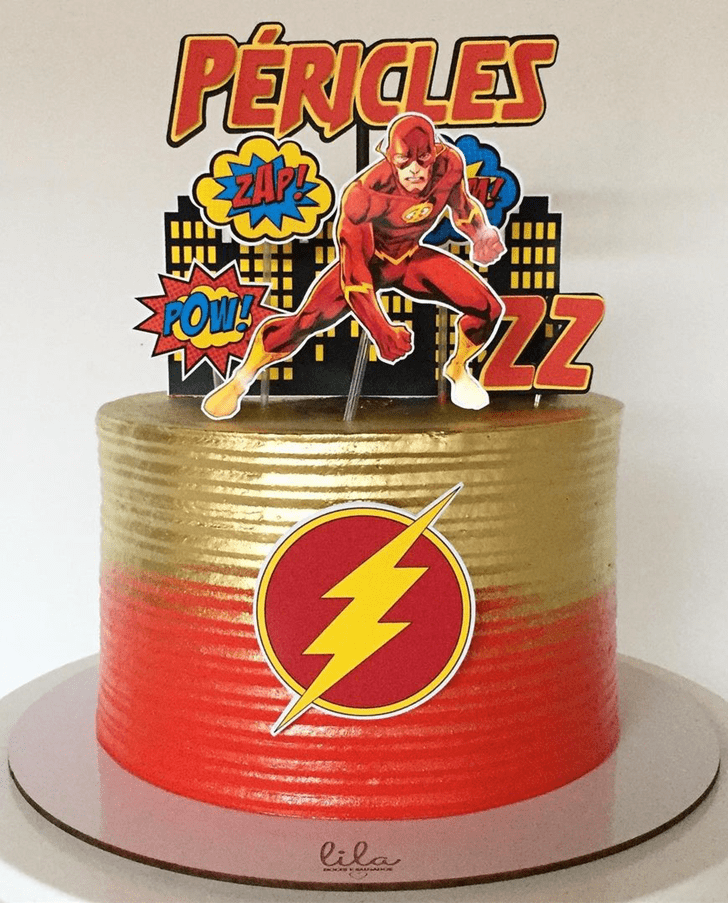 Good Looking The Flash Cake