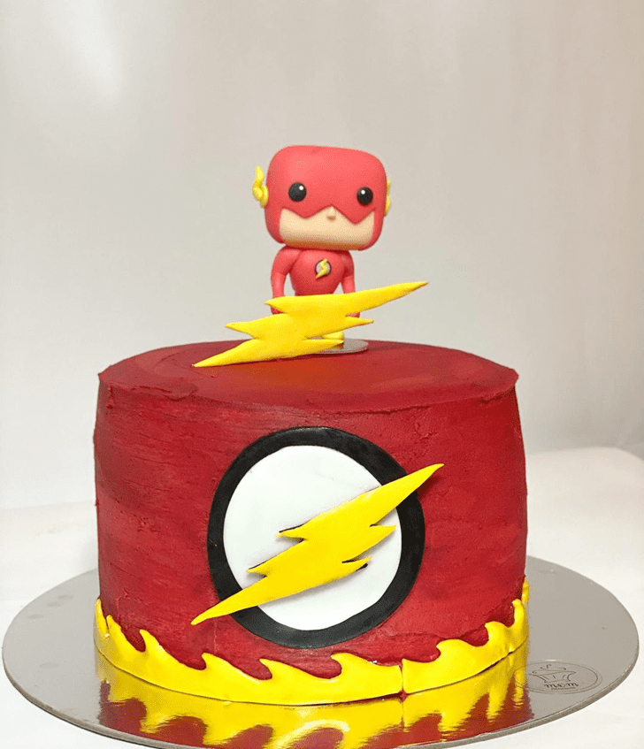 Inviting The Flash Cake