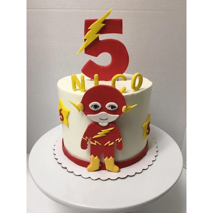 Magnetic The Flash Cake