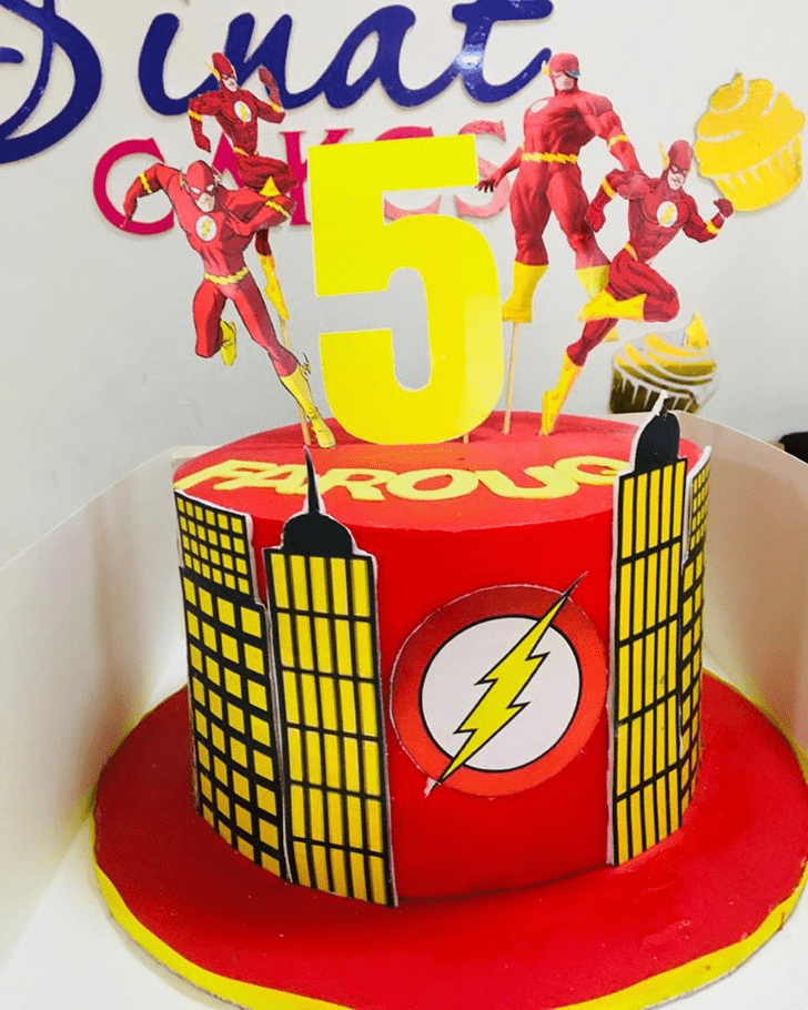 Radiant The Flash Cake