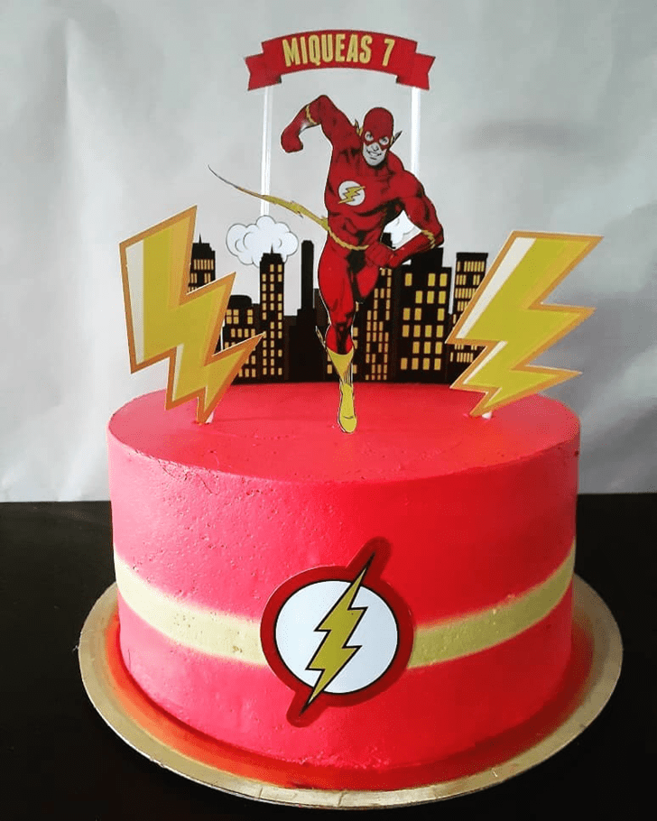 Slightly The Flash Cake