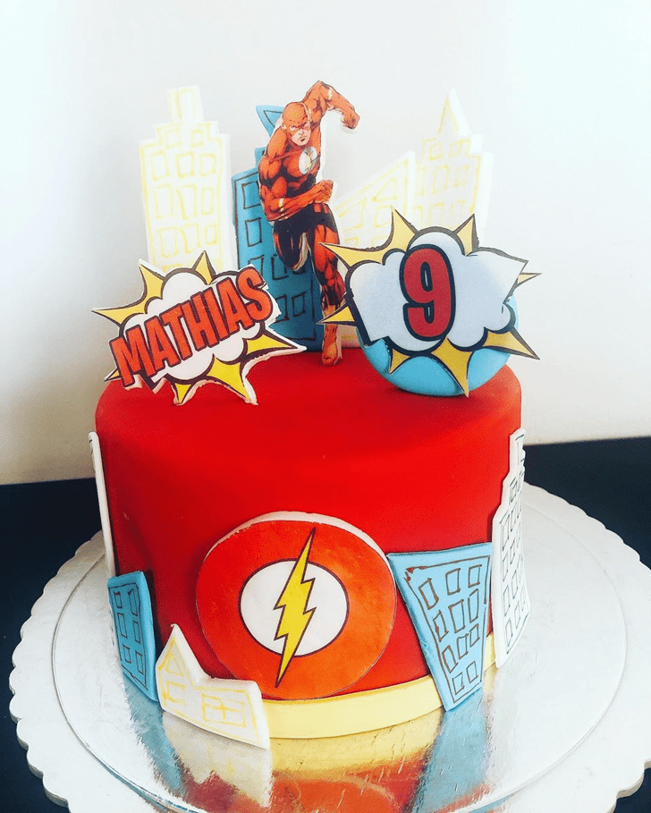 Superb The Flash Cake