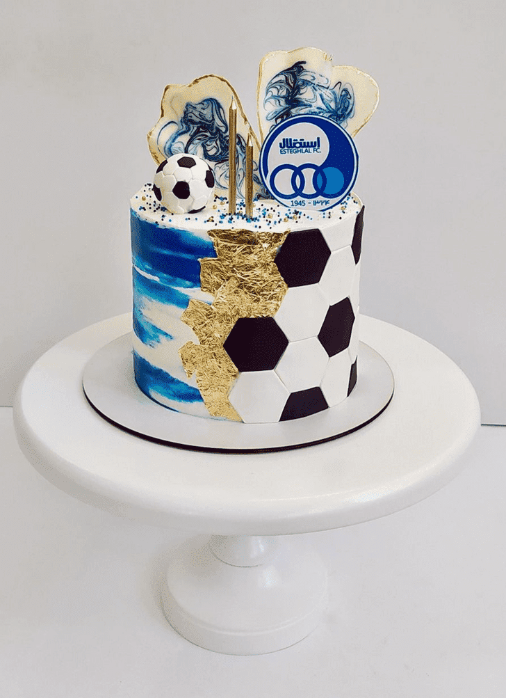 Adorable Football Cake