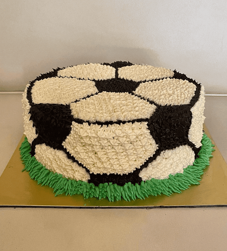 Alluring Football Cake