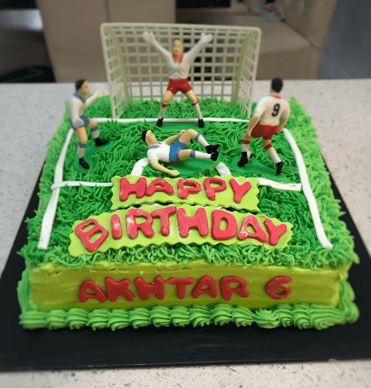 Classy Football Cake