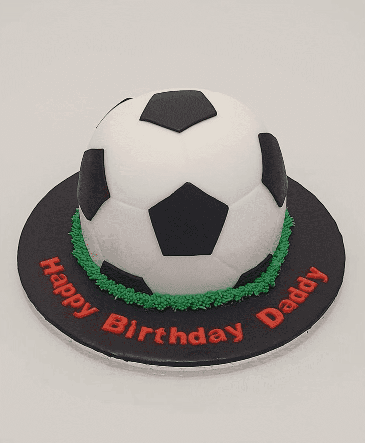 Exquisite Football Cake