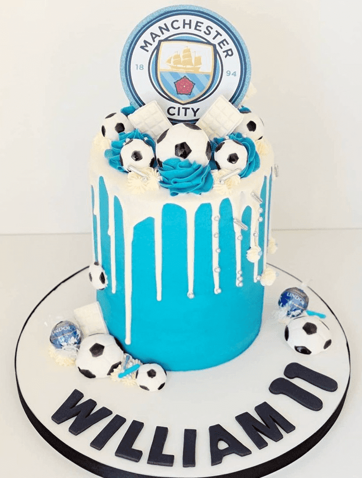 Radiant Football Cake