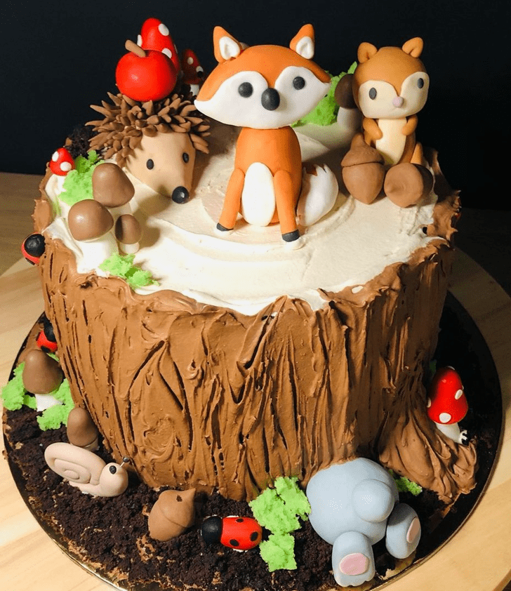 Classy Forest Cake