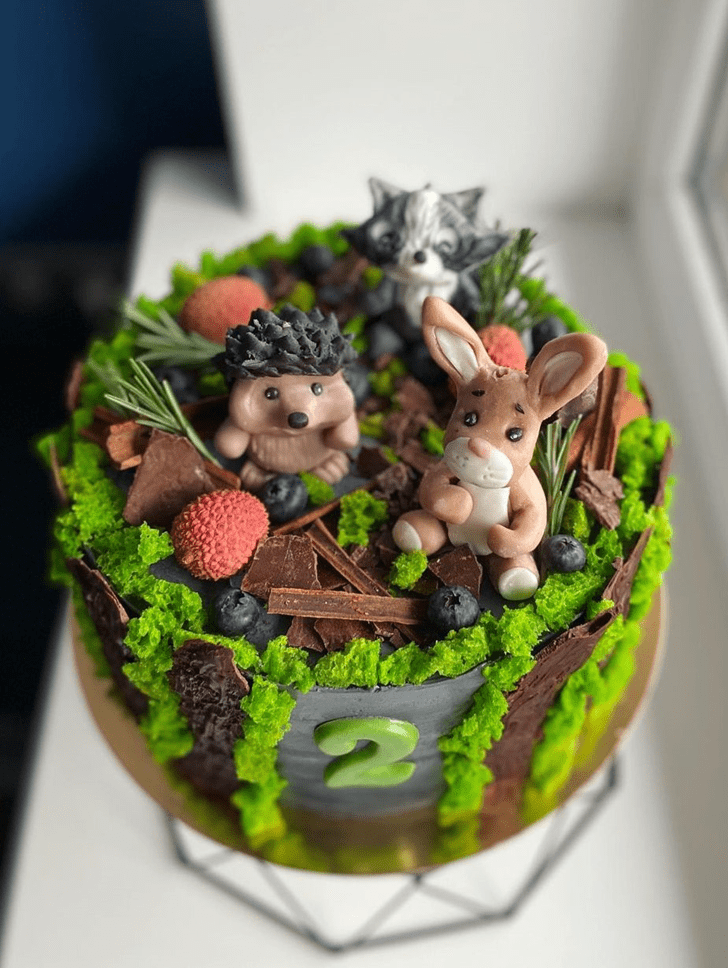 Lovely Forest Cake Design