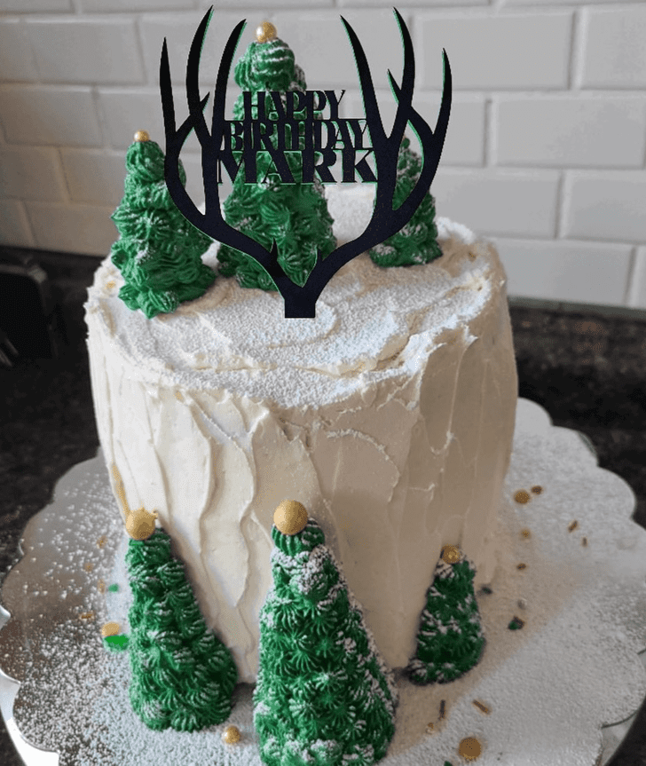 Shapely Forest Cake