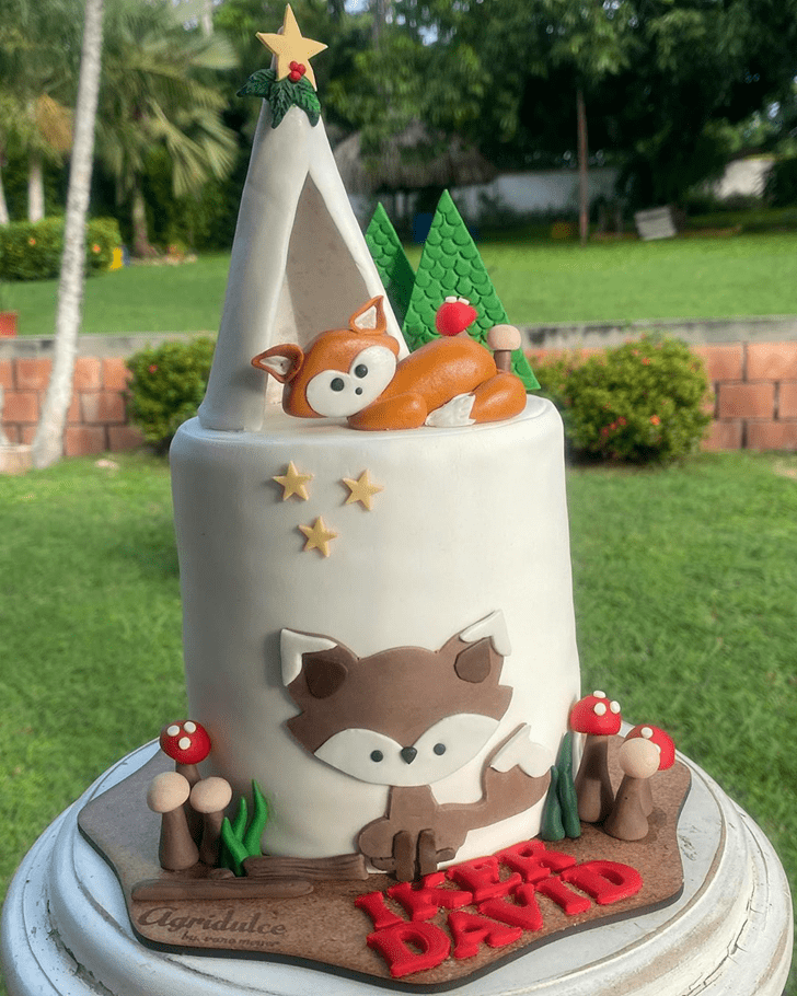 Admirable Fox Cake Design