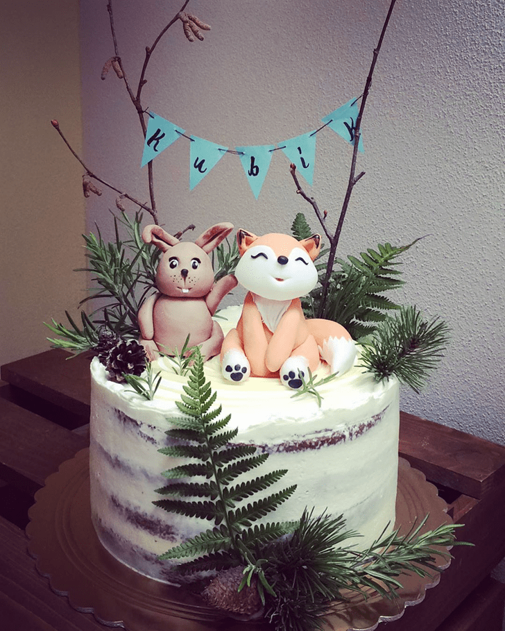 Alluring Fox Cake