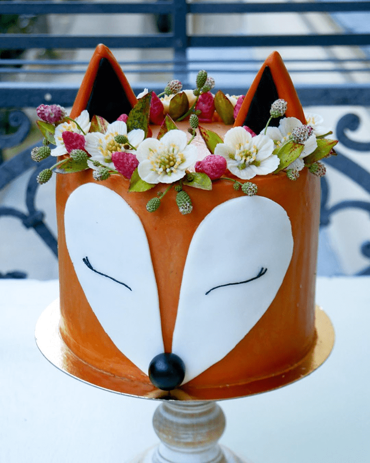 Cute Fox Cake