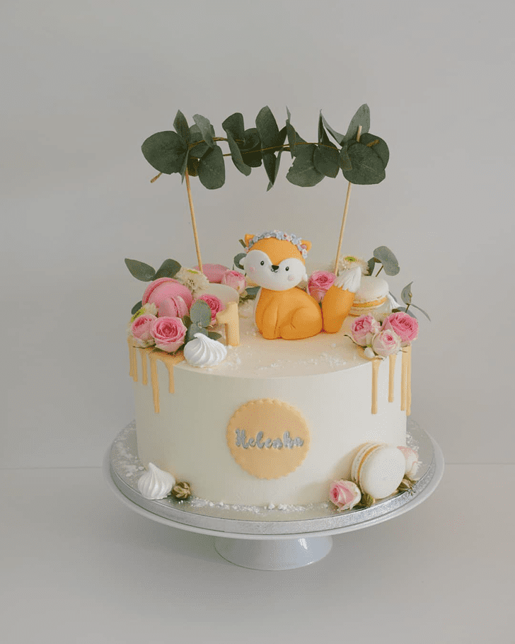 Wonderful Fox Cake Design