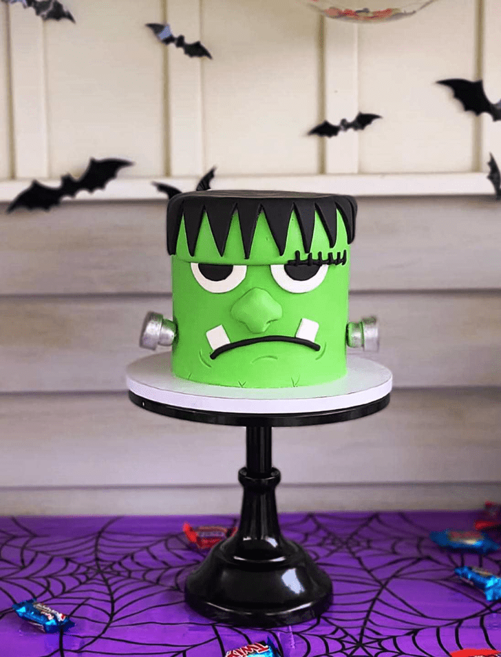 Comely Frankenstein Cake