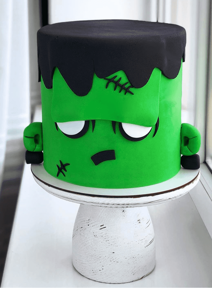 Dazzling Frankenstein Cake