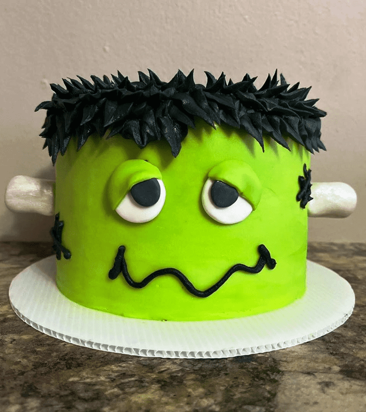 Elegant Frankenstein Cake