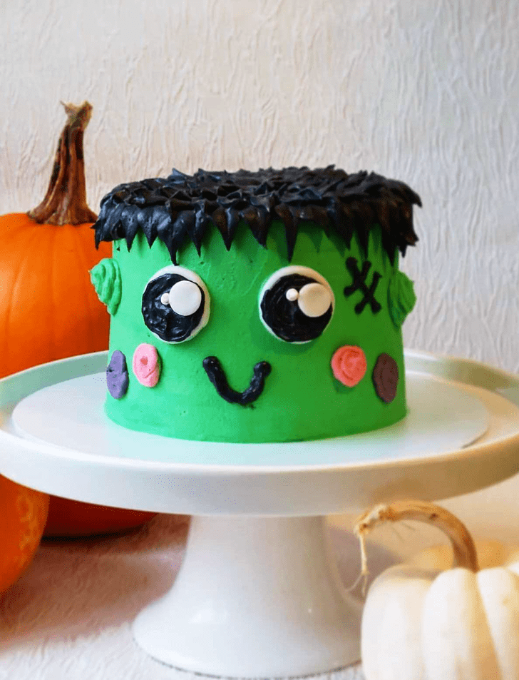 Enthralling Frankenstein Cake