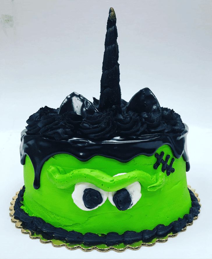 Graceful Frankenstein Cake